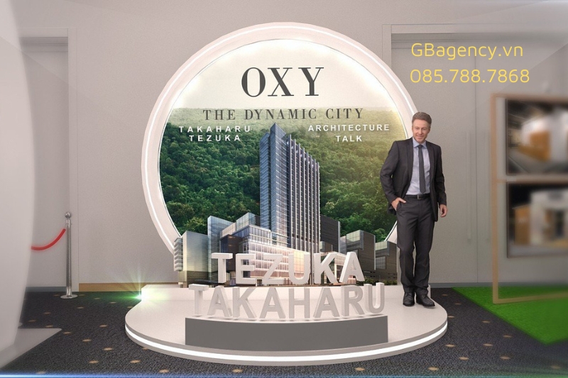 Thiết kế thi công gian hàng triển lãm thực tế tại GB