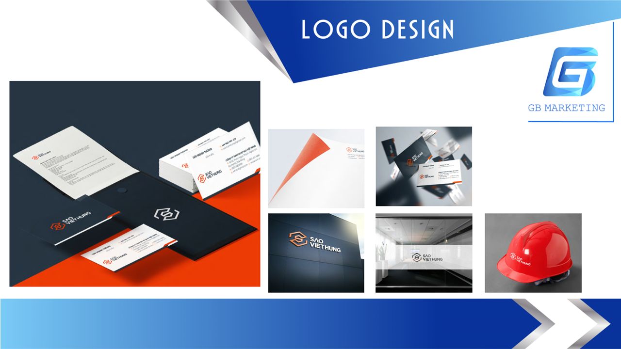 Thiết kế logo nhận diện thương hiệu tại GB