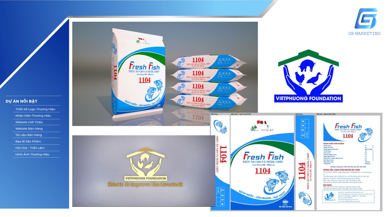 Thiết kế logo nhận diện thương hiệu tại GB