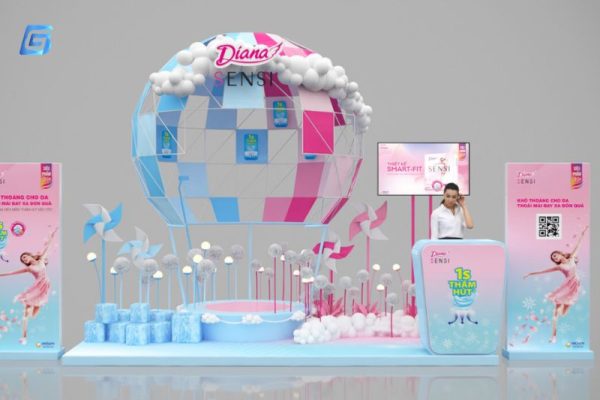 Gợi ý thiết kế gian hàng triển lãm Booth