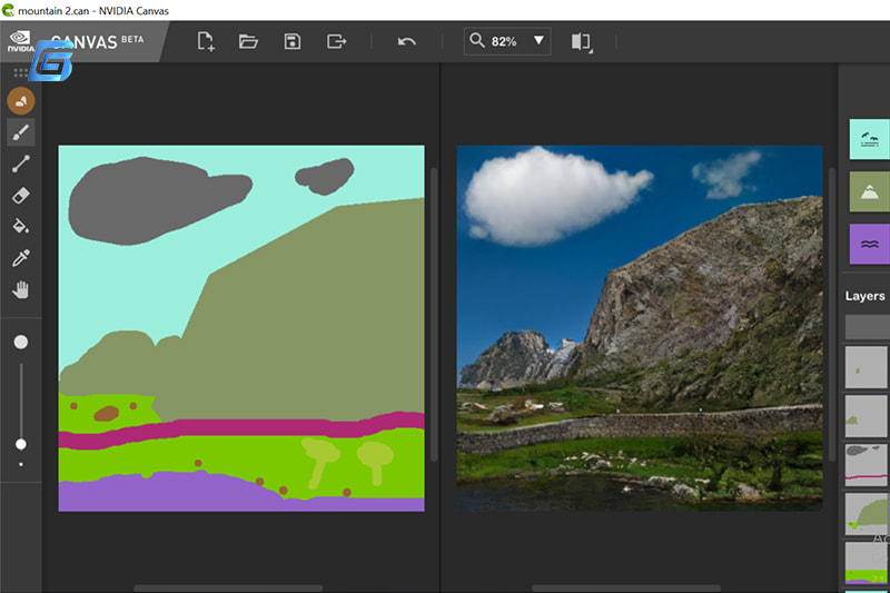 Công cụ Nvidia Canvas