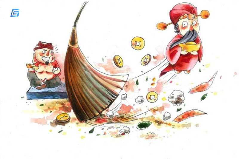 Kiêng quét nhà, đổ rác vào ngày mồng 1