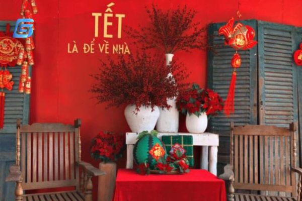 Trang trí tết cho văn phòng