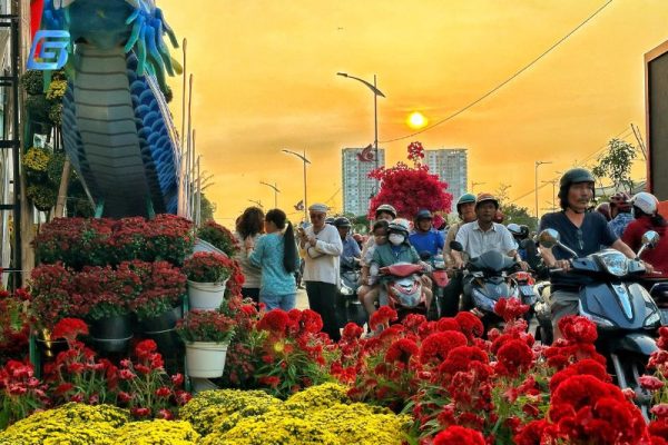 Thông tin về Chợ hoa Tết "Trên bến, dưới thuyền”